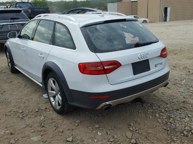 WA1UFAFL5DA170338 - 2013 AUDI A4 ALLROAD WHITE photo 3