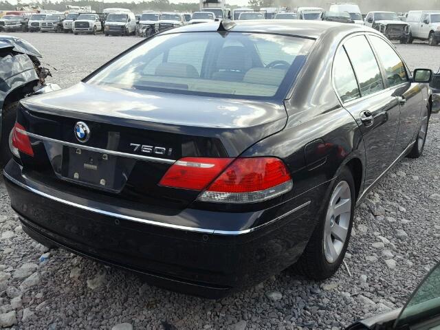 WBAHL835X6DT02006 - 2006 BMW 750 I BLACK photo 4