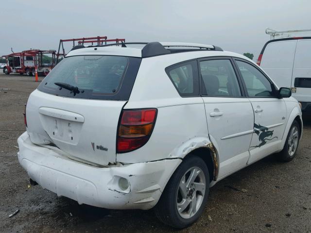 5Y2SL64894Z467180 - 2004 PONTIAC VIBE WHITE photo 4