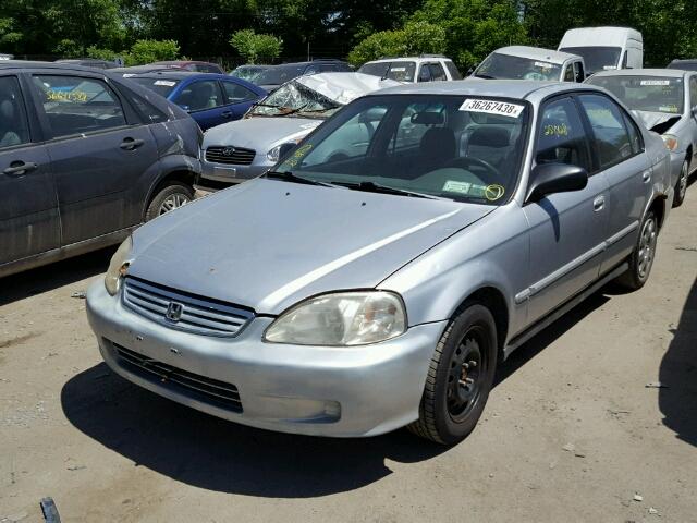 2HGEJ6612YH563677 - 2000 HONDA CIVIC BASE Gümüş foto 2