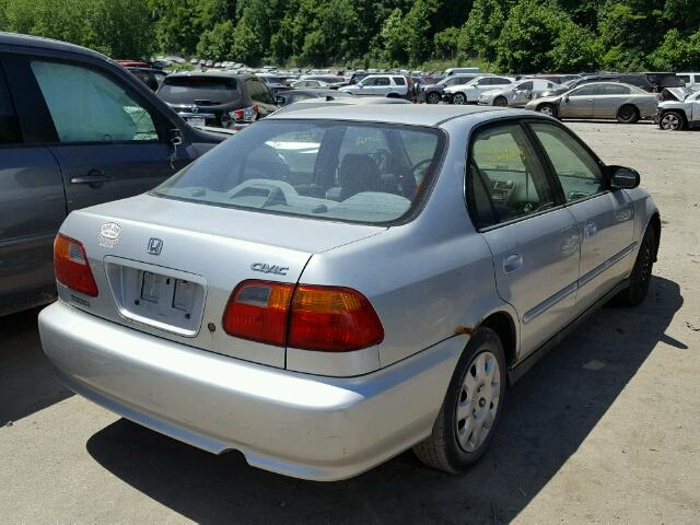 2HGEJ6612YH563677 - 2000 HONDA CIVIC BASE Gümüş foto 4