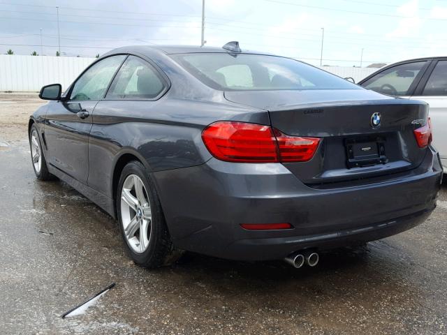 WBA3N7C52FK222872 - 2015 BMW 428 I BLACK photo 3