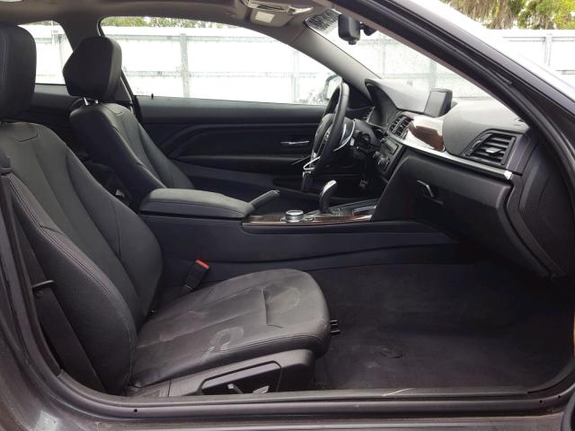 WBA3N7C52FK222872 - 2015 BMW 428 I BLACK photo 5