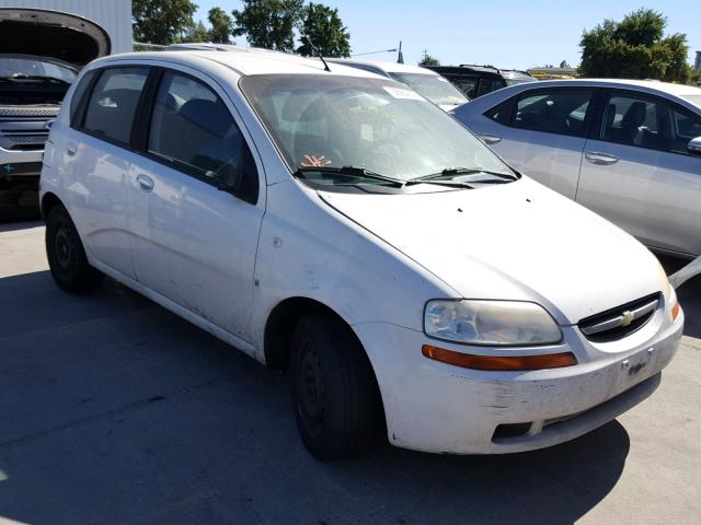 KL1TD666X7B794785 - 2007 CHEVROLET AVEO BASE Սպիտակ լուսանկար 1