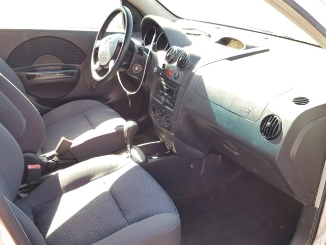 KL1TD666X7B794785 - 2007 CHEVROLET AVEO BASE Սպիտակ լուսանկար 5