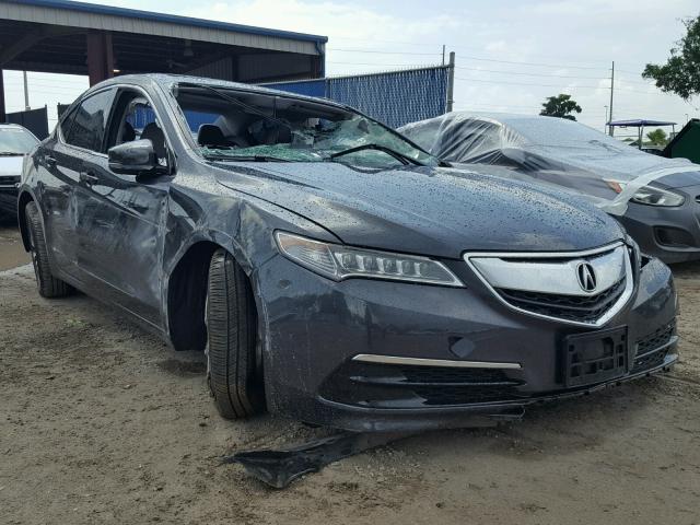 19UUB1F35FA010417 - 2015 ACURA TLX GRAY photo 1