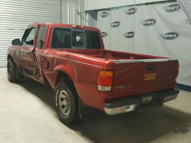 1FTYR14VXXPB73160 - 1999 FORD RANGER BURGUNDY photo 3