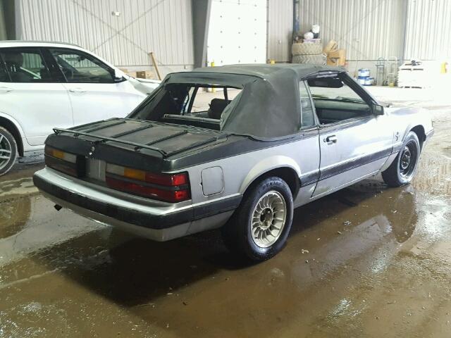 1FABP2738FF144195 - 1985 FORD MUSTANG LX TWO TONE photo 4