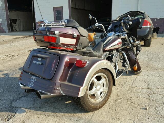 1HD1FC41X7Y619447 - 2007 HARLEY-DAVIDSON FLHTCUI MAROON photo 4