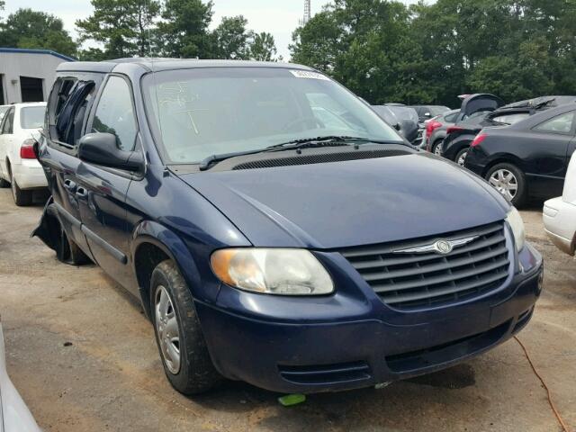 1A4GP45R66B627513 - 2006 CHRYSLER TOWN & COU BLUE photo 1