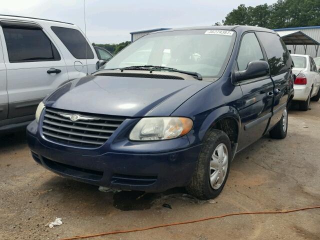 1A4GP45R66B627513 - 2006 CHRYSLER TOWN & COU BLUE photo 2