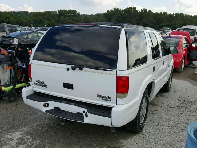 1GHDT13W3X2712798 - 1999 OLDSMOBILE BRAVADA WHITE photo 4