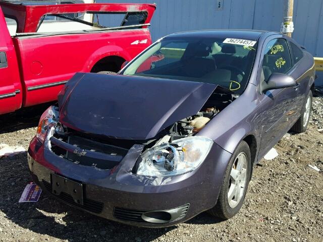 1G1AL15F167683723 - 2006 CHEVROLET COBALT LT GRAY photo 2