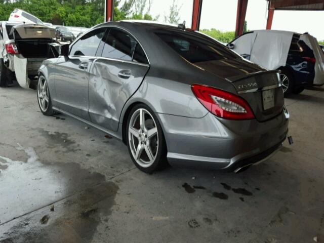 WDDLJ7DB2DA073603 - 2013 MERCEDES-BENZ CLS550 GRAY photo 3