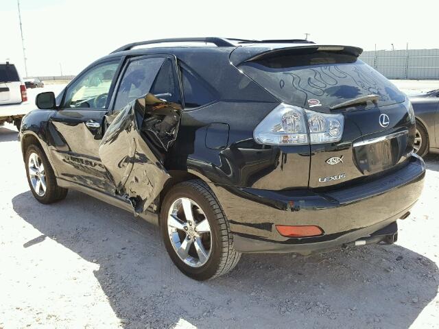 2T2GK31U78C047874 - 2008 LEXUS RX 350 BLACK photo 3