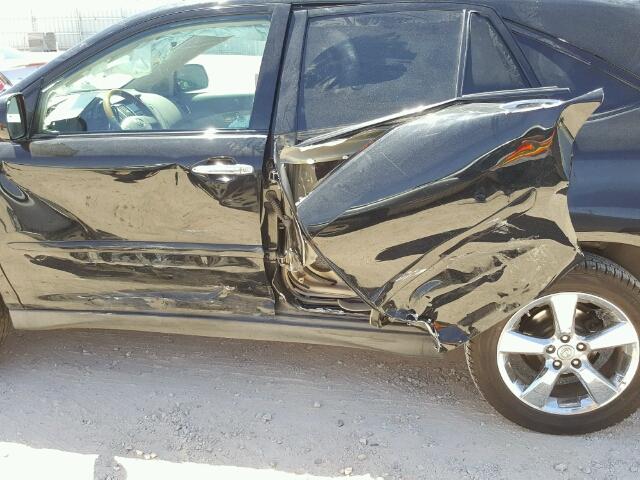 2T2GK31U78C047874 - 2008 LEXUS RX 350 BLACK photo 9