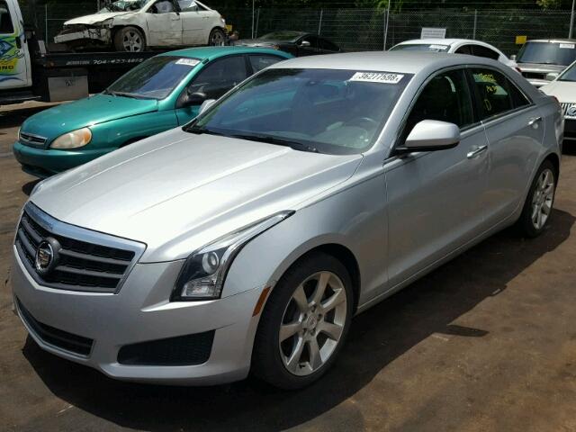 1G6AA5RA3D0157430 - 2013 CADILLAC ATS SILVER photo 2