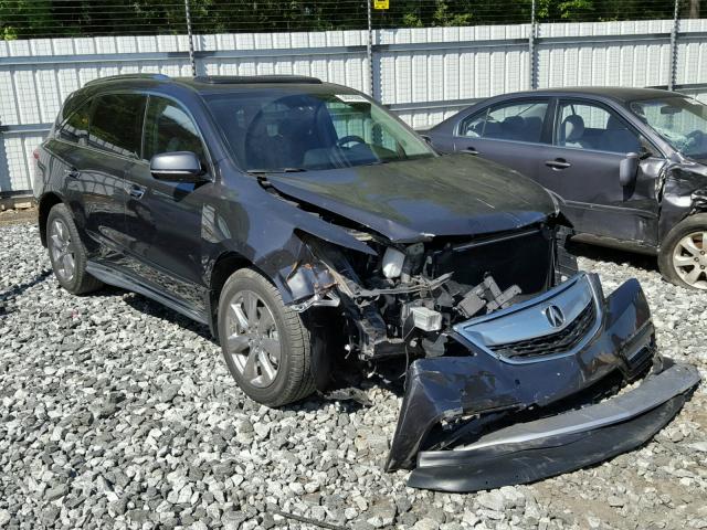 5FRYD4H88EB026457 - 2014 ACURA MDX ADVANC GRAY photo 1