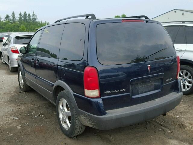 1GMDU33L06D103123 - 2006 PONTIAC MONTANA SV BLUE photo 3