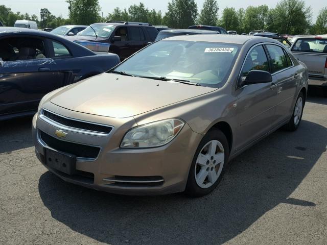 1G1ZG57B58F188815 - 2008 CHEVROLET MALIBU LS 棕色 照片 2