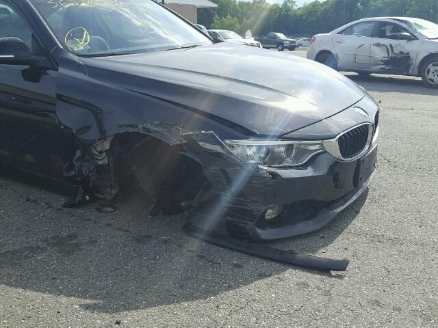 WBA3N5C50EK196601 - 2014 BMW 428 XI BLACK photo 9