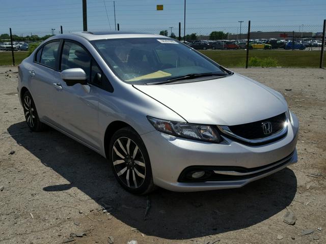 19XFB2F92FE056267 - 2015 HONDA CIVIC EXL 银色 照片 1