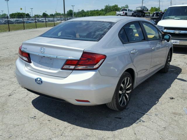 19XFB2F92FE056267 - 2015 HONDA CIVIC EXL 银色 照片 4