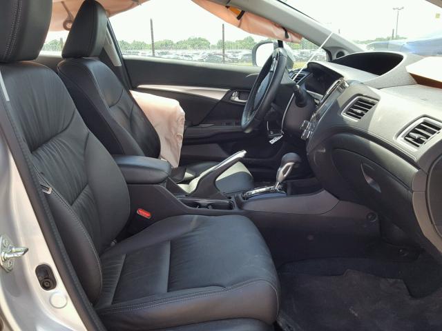 19XFB2F92FE056267 - 2015 HONDA CIVIC EXL 银色 照片 5