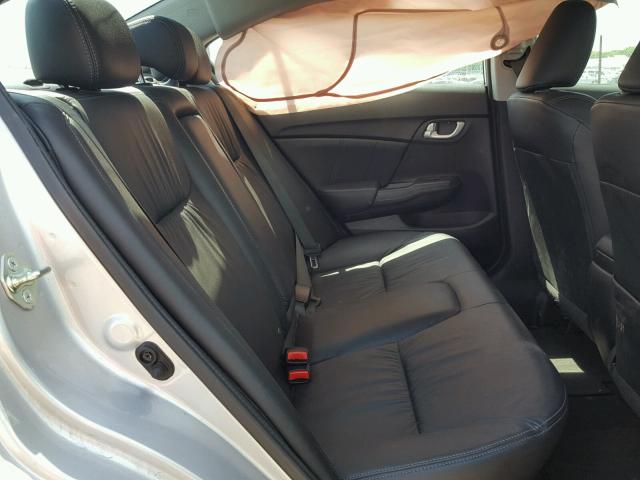 19XFB2F92FE056267 - 2015 HONDA CIVIC EXL 银色 照片 6