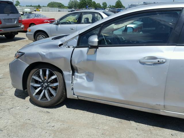 19XFB2F92FE056267 - 2015 HONDA CIVIC EXL 银色 照片 9