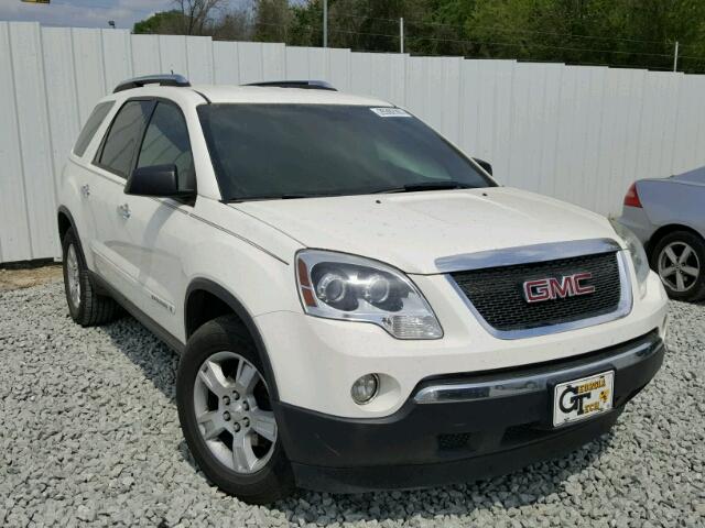 1GKER13758J154580 - 2008 GMC ACADIA SLE WHITE photo 1