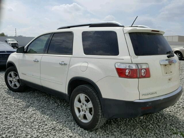 1GKER13758J154580 - 2008 GMC ACADIA SLE WHITE photo 3