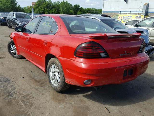 1G2NF52E24C209078 - 2004 PONTIAC GRAND AM S 红色 照片 3