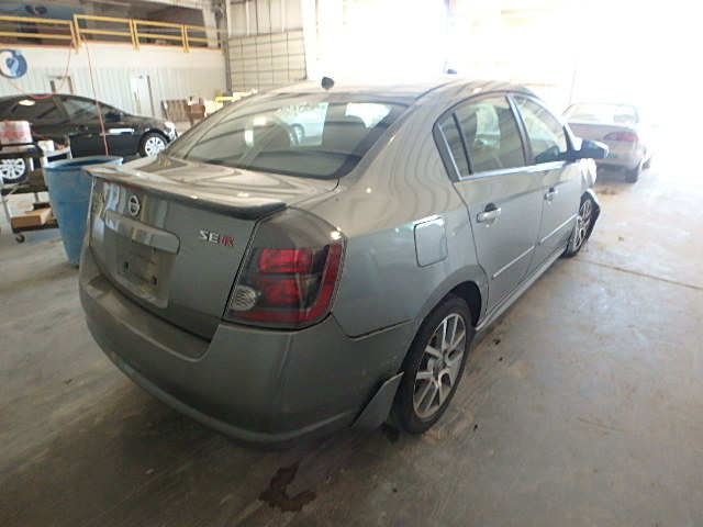 3N1BB61E08L687157 - 2008 NISSAN SENTRA SE- GRAY photo 4