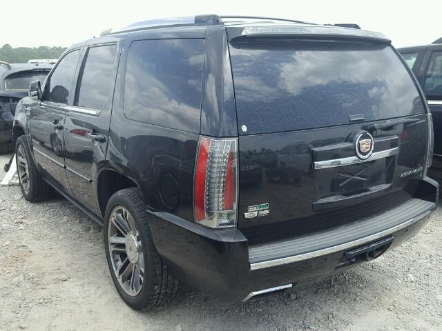 1GYS4CEF4CR203009 - 2012 CADILLAC ESCALADE P BLACK photo 3