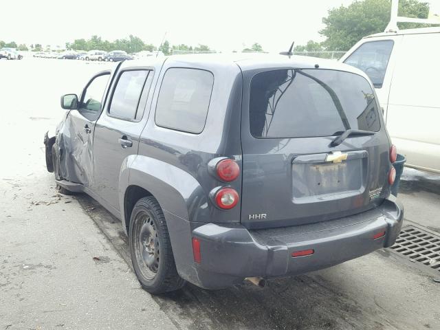 3GNBAAFW6BS581613 - 2011 CHEVROLET HHR LS CHARCOAL photo 3
