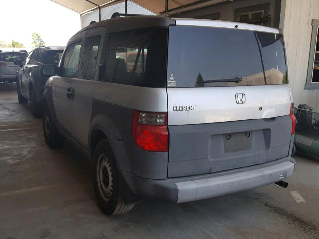 5J6YH17273L000258 - 2003 HONDA ELEMENT DX SILVER photo 3