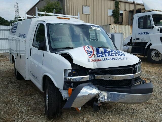 1GB0G2CG8D1153584 - 2013 CHEVROLET EXPRESS G3 WHITE photo 1