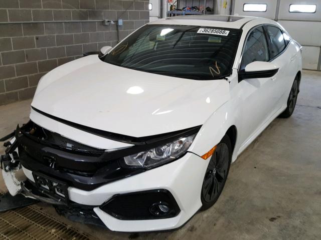 SHHFK7H75HU200706 - 2017 HONDA CIVIC EXL თეთრი ფოტო 2