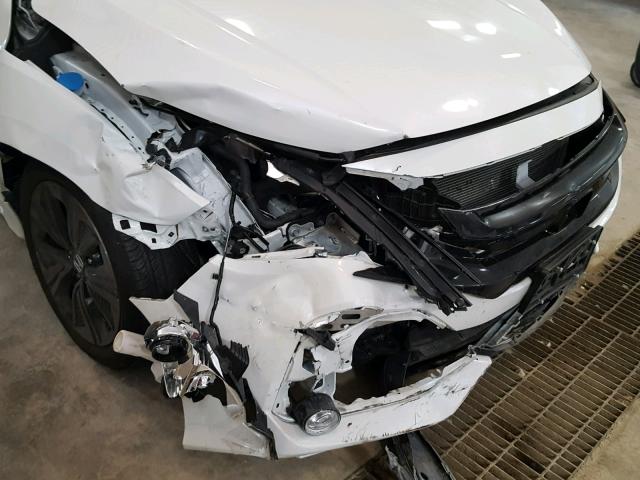 SHHFK7H75HU200706 - 2017 HONDA CIVIC EXL თეთრი ფოტო 9