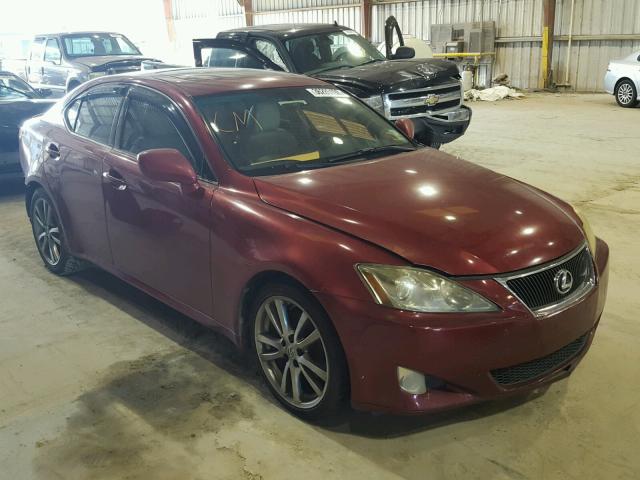 JTHBK262582078540 - 2008 LEXUS IS 250 RED photo 1