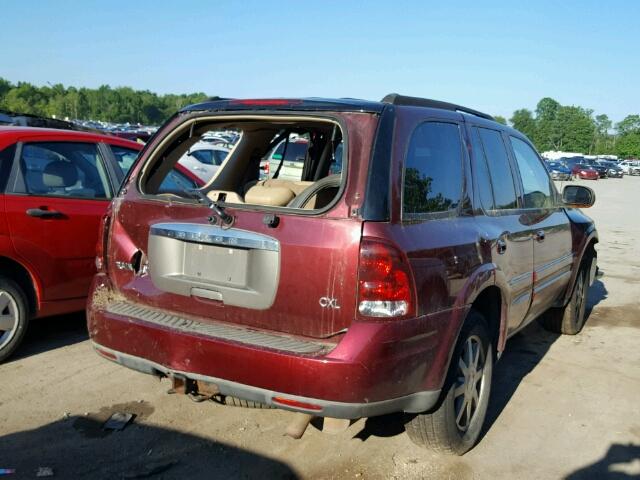 5GADT13SX42315265 - 2004 BUICK RAINIER CX BURGUNDY photo 4