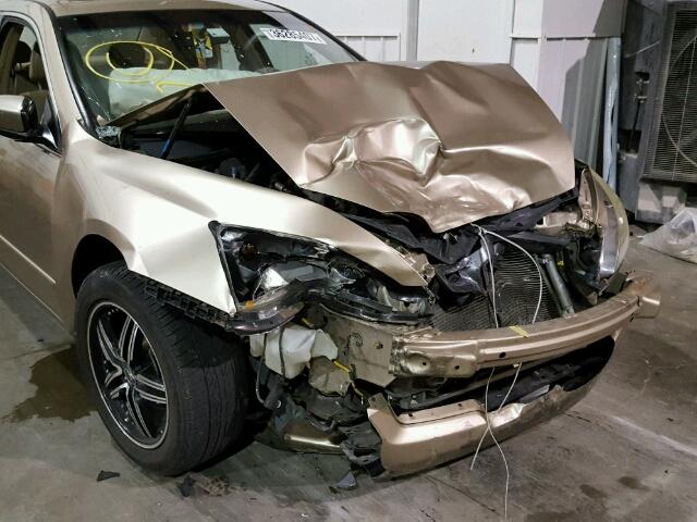 1HGCM66514A098867 - 2004 HONDA ACCORD EX GOLD photo 9