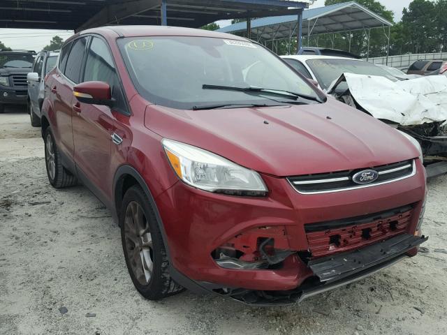 1FMCU0HX4DUB02933 - 2013 FORD ESCAPE SEL RED photo 1