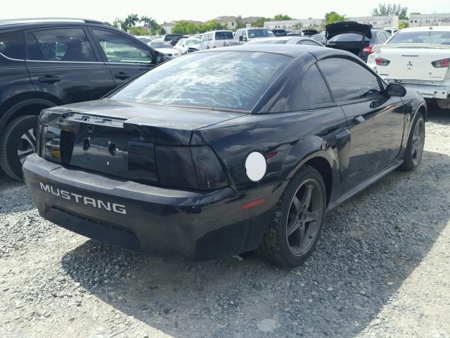 1FAFP42R63F453524 - 2003 FORD MUSTANG MA BLACK photo 4