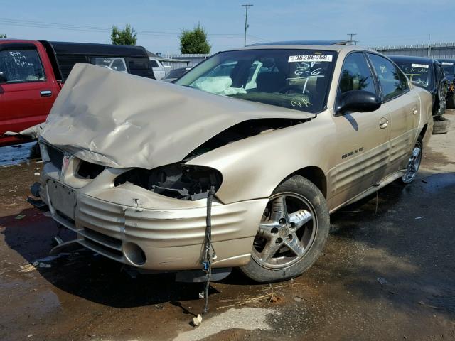 1G2NF52F92C211691 - 2002 PONTIAC GRAND AM S Qızıl foto 2