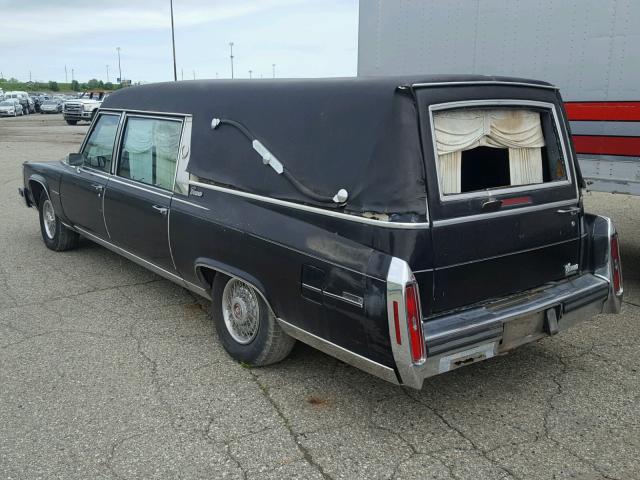 1G6DW51Y3H9762878 - 1987 CADILLAC BROUGHAM BLACK photo 3