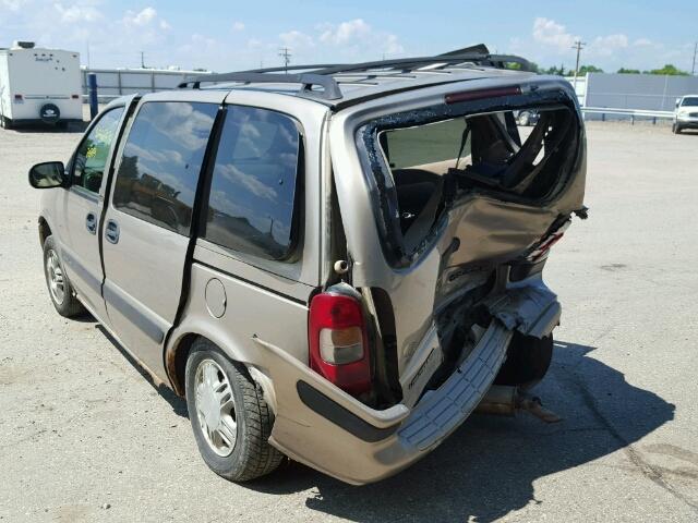 1GNDU03E3YD334158 - 2000 CHEVROLET VENTURE TAN photo 3