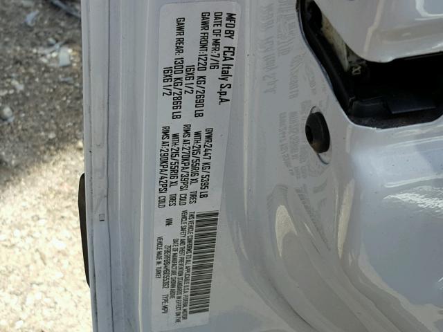 ZFBERFBB4H6D55362 - 2017 RAM PROMASTER 白色 照片 10