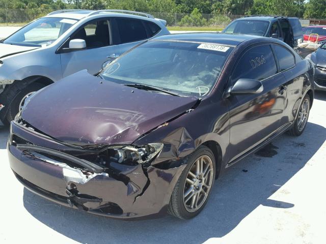 JTKDE167880246375 - 2008 TOYOTA SCION TC 紫色 照片 2